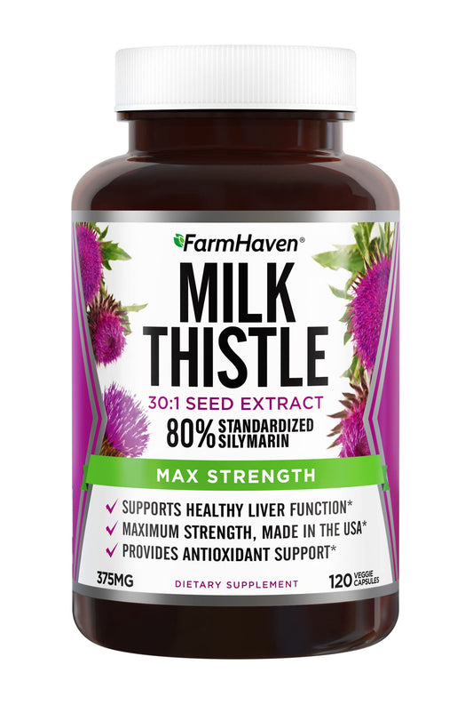 FarmHaven Milk Thistle Capsules 120 Capsules