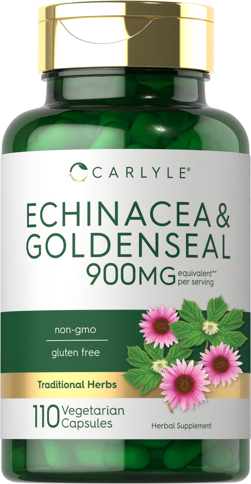 Carlyle Echinacea Goldenseal Capsules 110 Count