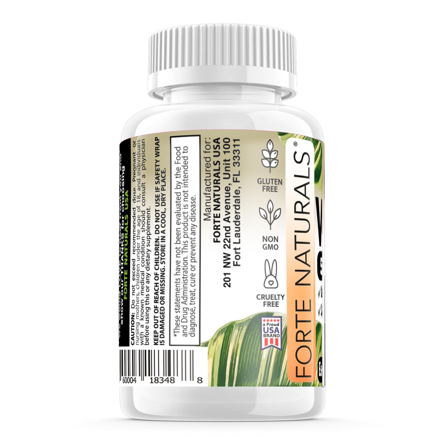 FORTE NATURALS Vitamin D3 5000 IU (125 mcg) Softgels 60 Count