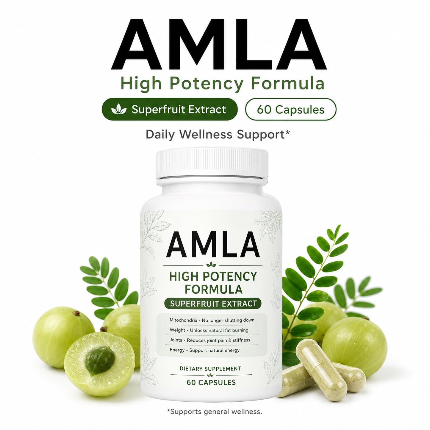 Pricyru Amla Superfruit Extracts Capsules, 60 Count