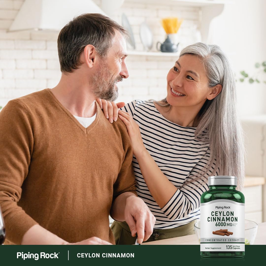 Piping Rock Ceylon Cinnamon Supplement Capsules 135 Count