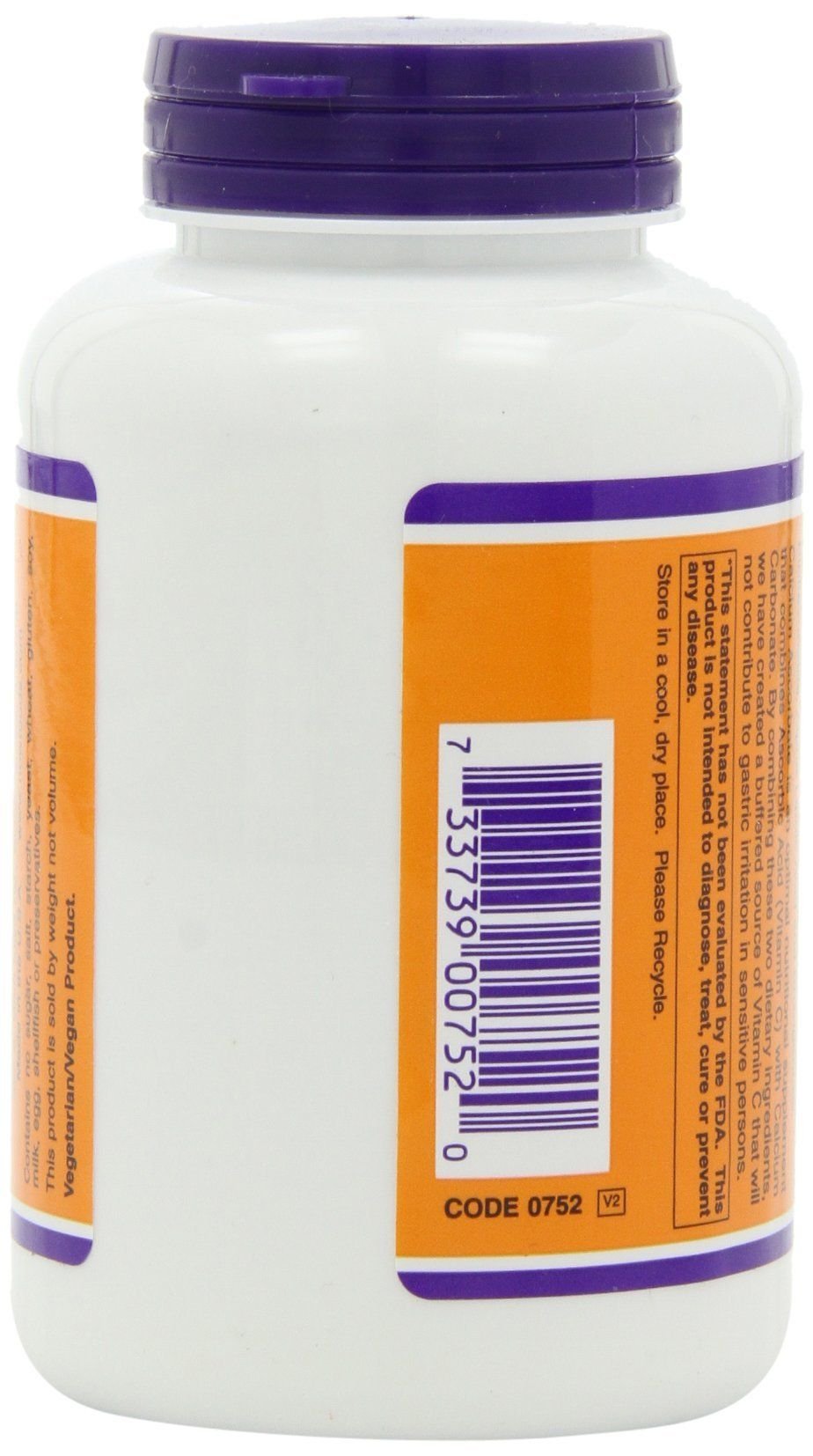 NOW Foods Calcium Ascorbate Powder Capsule 1 Count