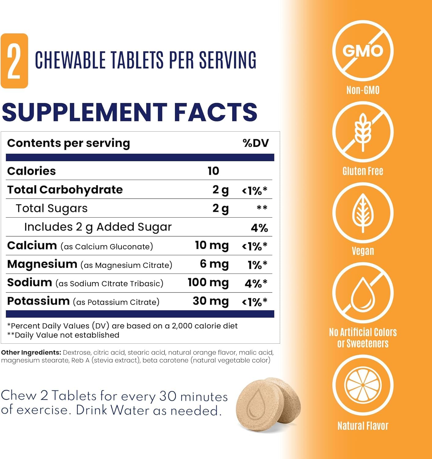 SaltStick Electrolyte FastChews Chewable 120 Tablets