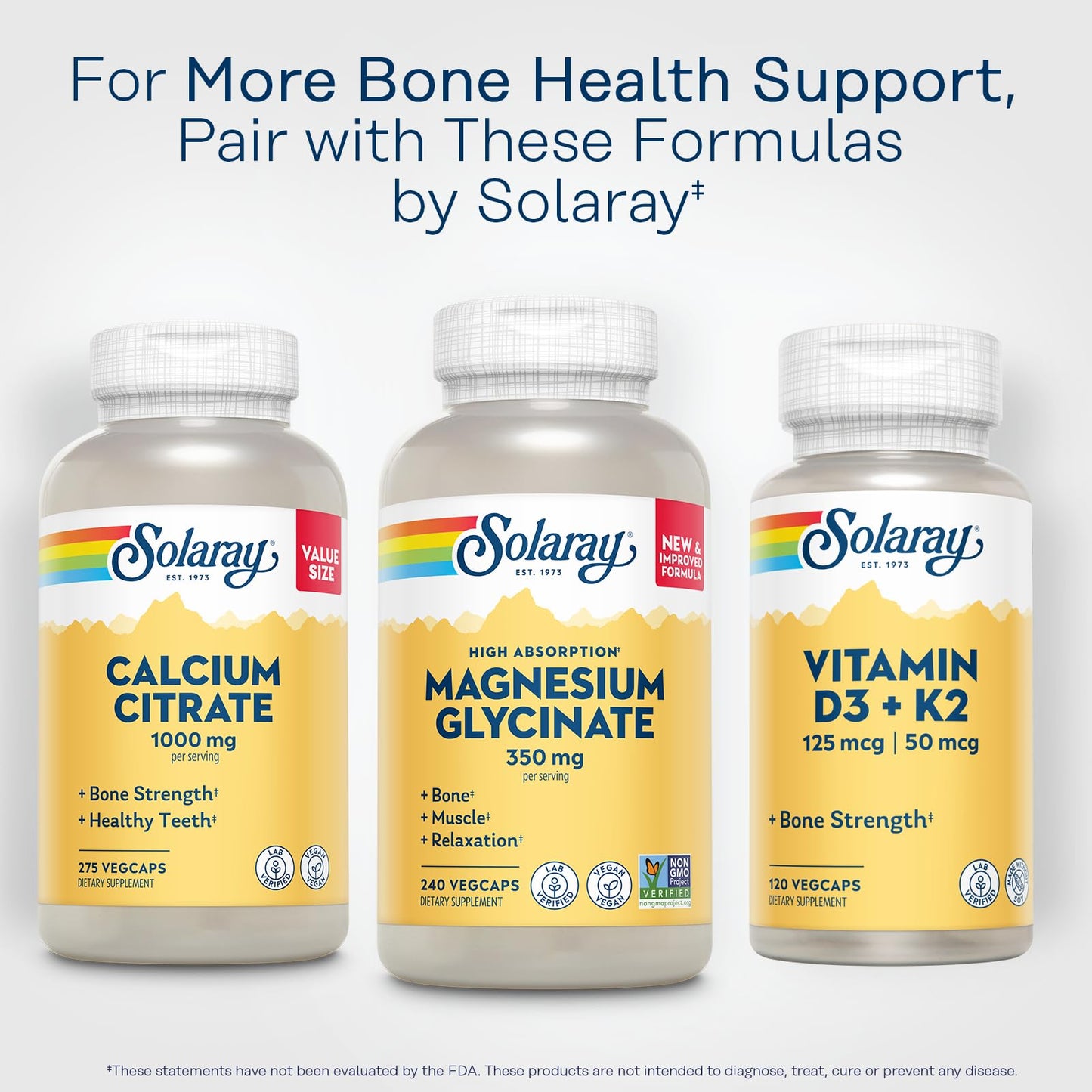 Solaray Magnesium Glycinate Capsules 240 Count