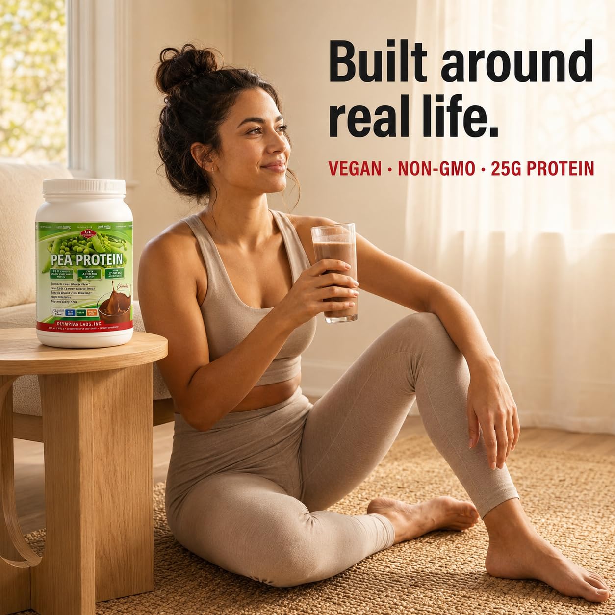 Olympian Labs Plant Based Pea Protein Powder 2 Pound