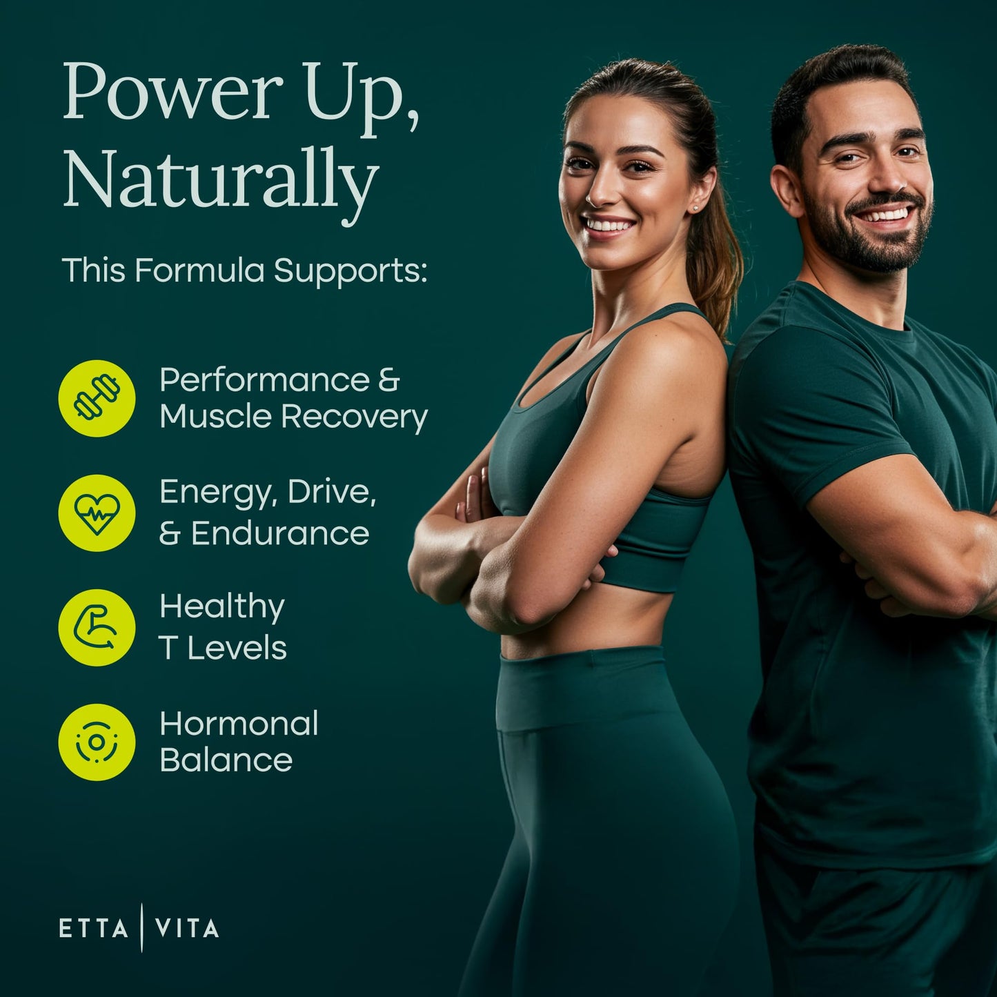 Etta Vita 200:1 Longjack Tongkat Ali & Fadogia Agrestis Supplement Capsules, 60 Count