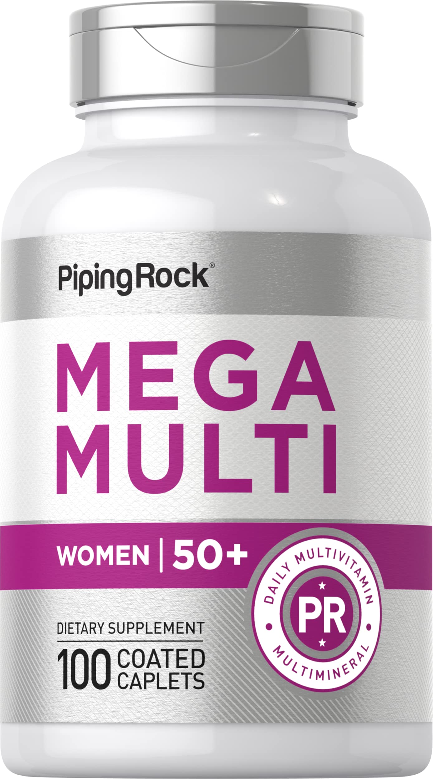 Piping Rock Multivitamin for Women 50 Plus Caplets 100 Count