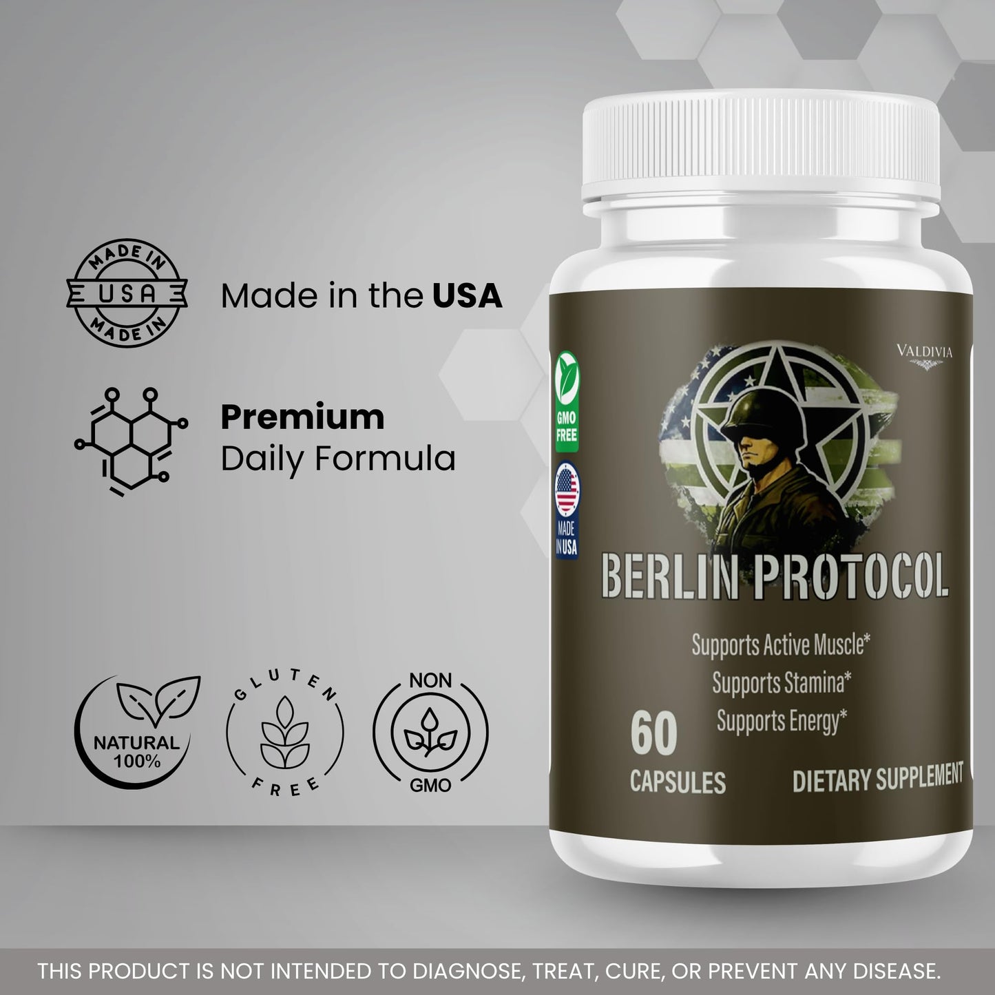 Valdivia Berlin Protocol Capsules, 180 Capsules