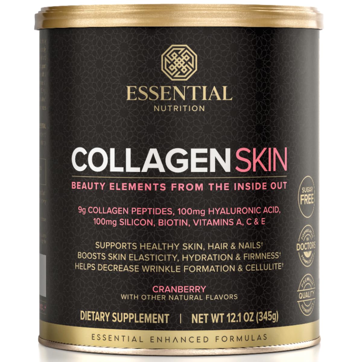 Essential Nutrition Collagen Skin Cranberry Powder 11.64 Ounces