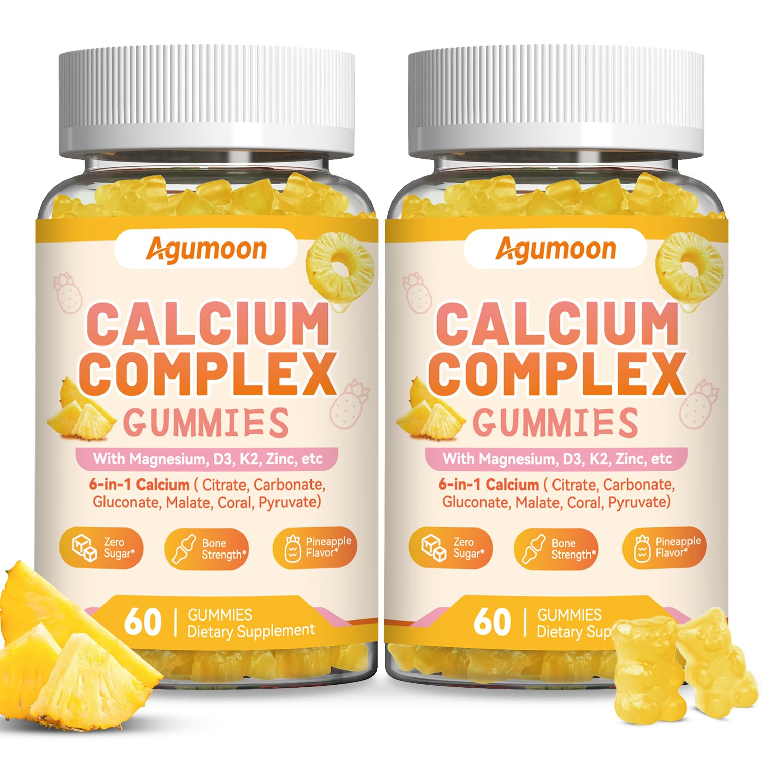 Agumoon Liposomal Calcium Complex Gummies 120 Gummies