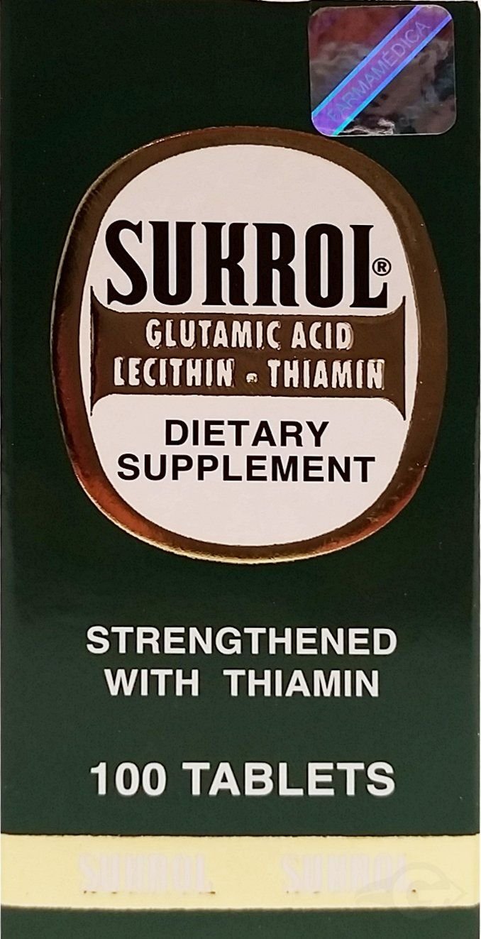 Sukrol Regular Dietary Supplement 100 Tablets