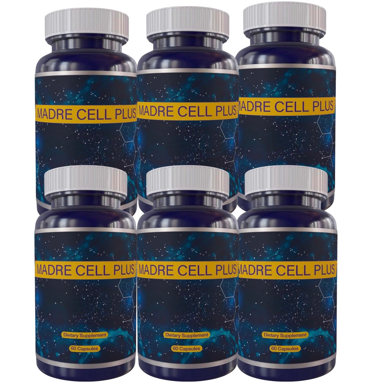 Generic Celulas Madres Stem Cell Blue Algae AFA Capsules, 6 Bottles