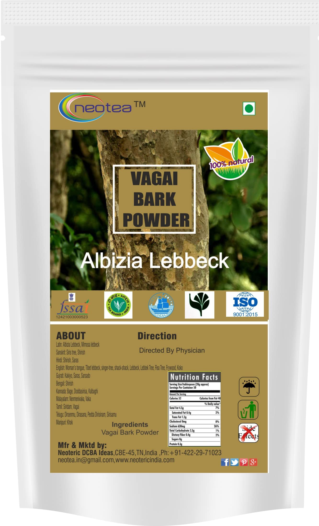 neotea Vagai Bark Powder 3.52 Ounce