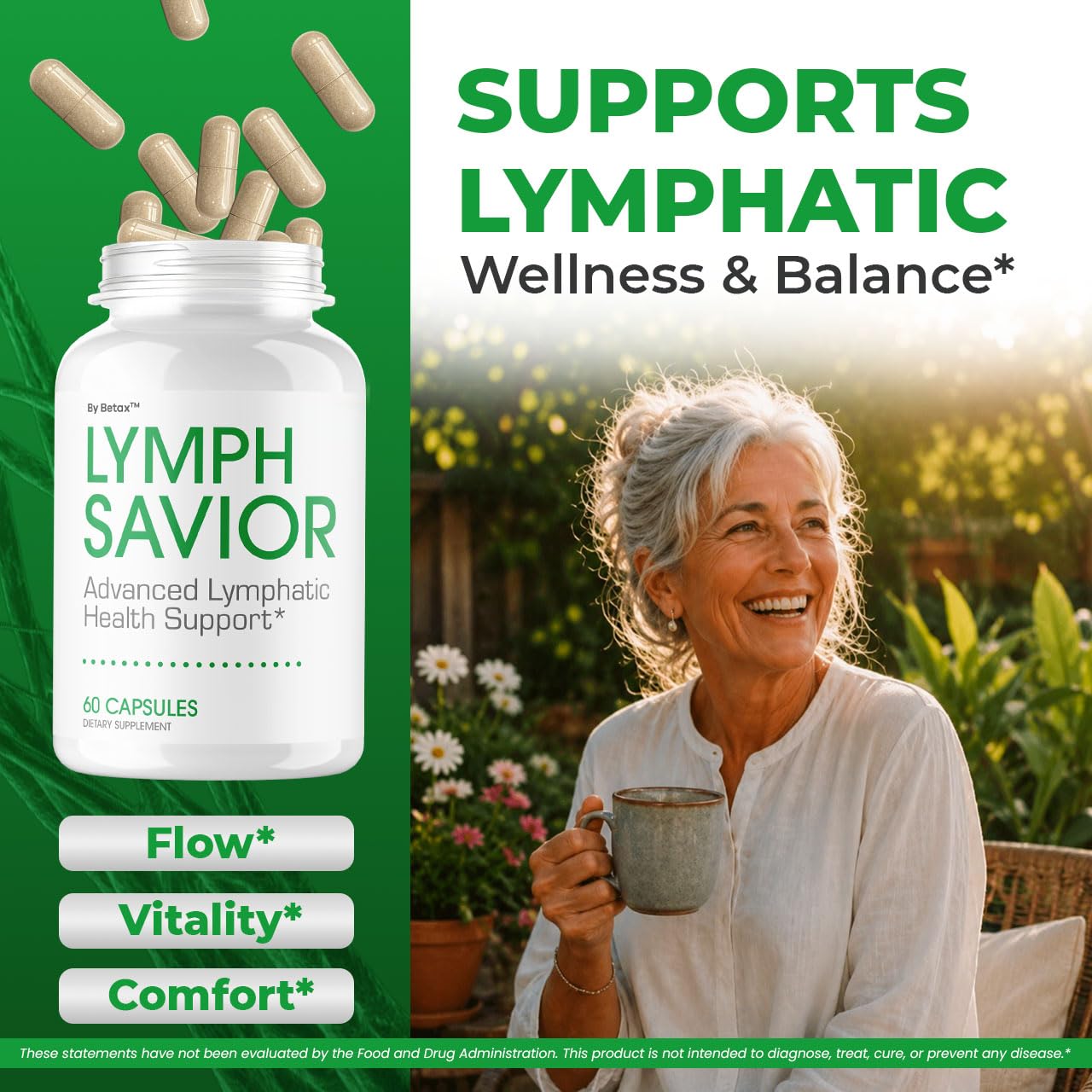 BetaX Lymph Savior Capsules 300 Capsules