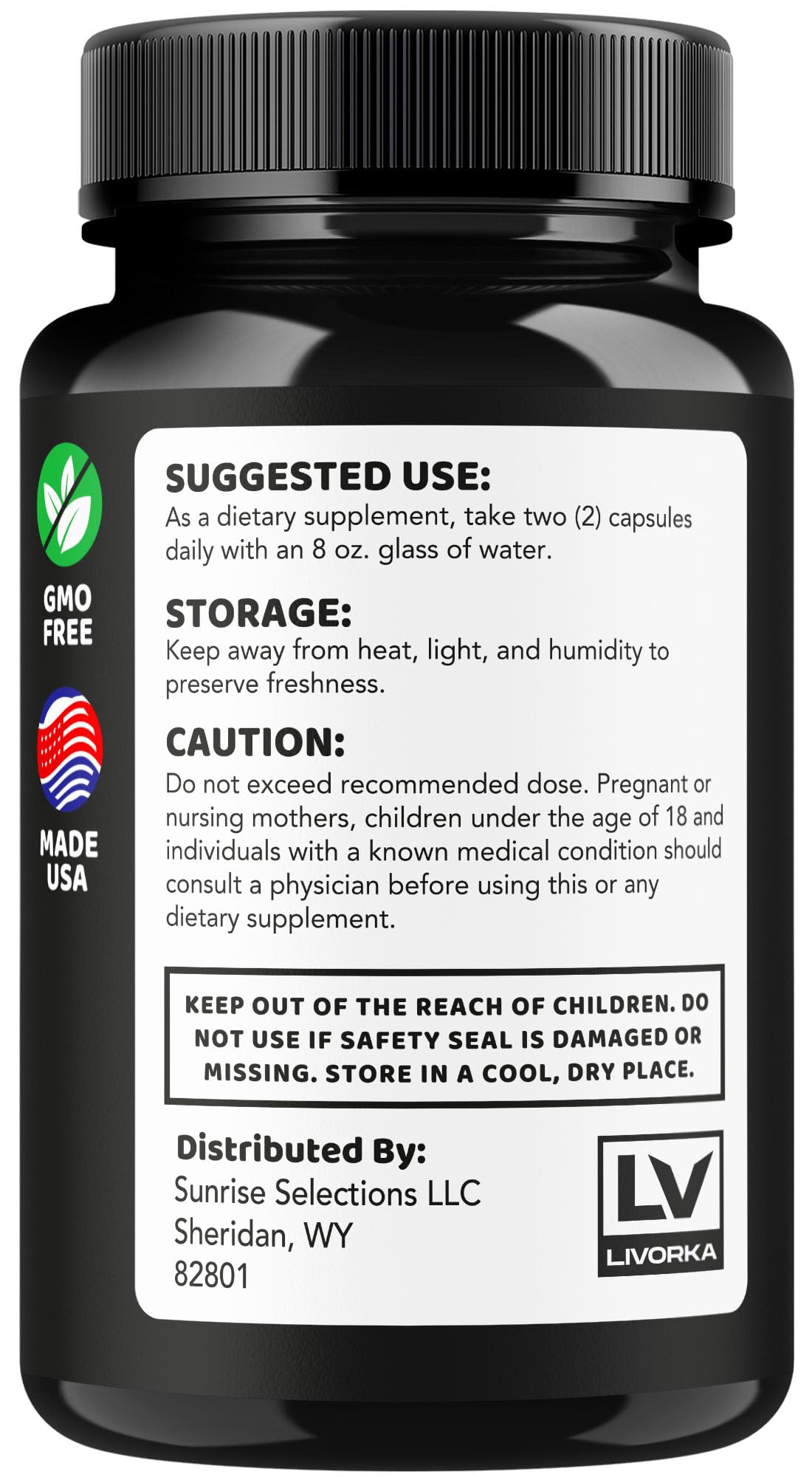 LIVORKA Strong Flow Capsules, 300 Capsules