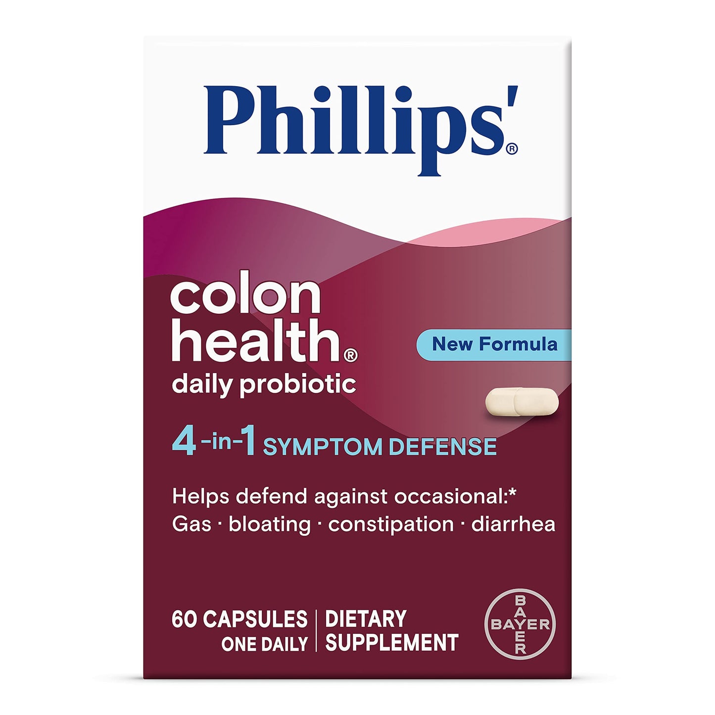 Phillips' Colon Health Daily Probiotic Capsules, 120 Count