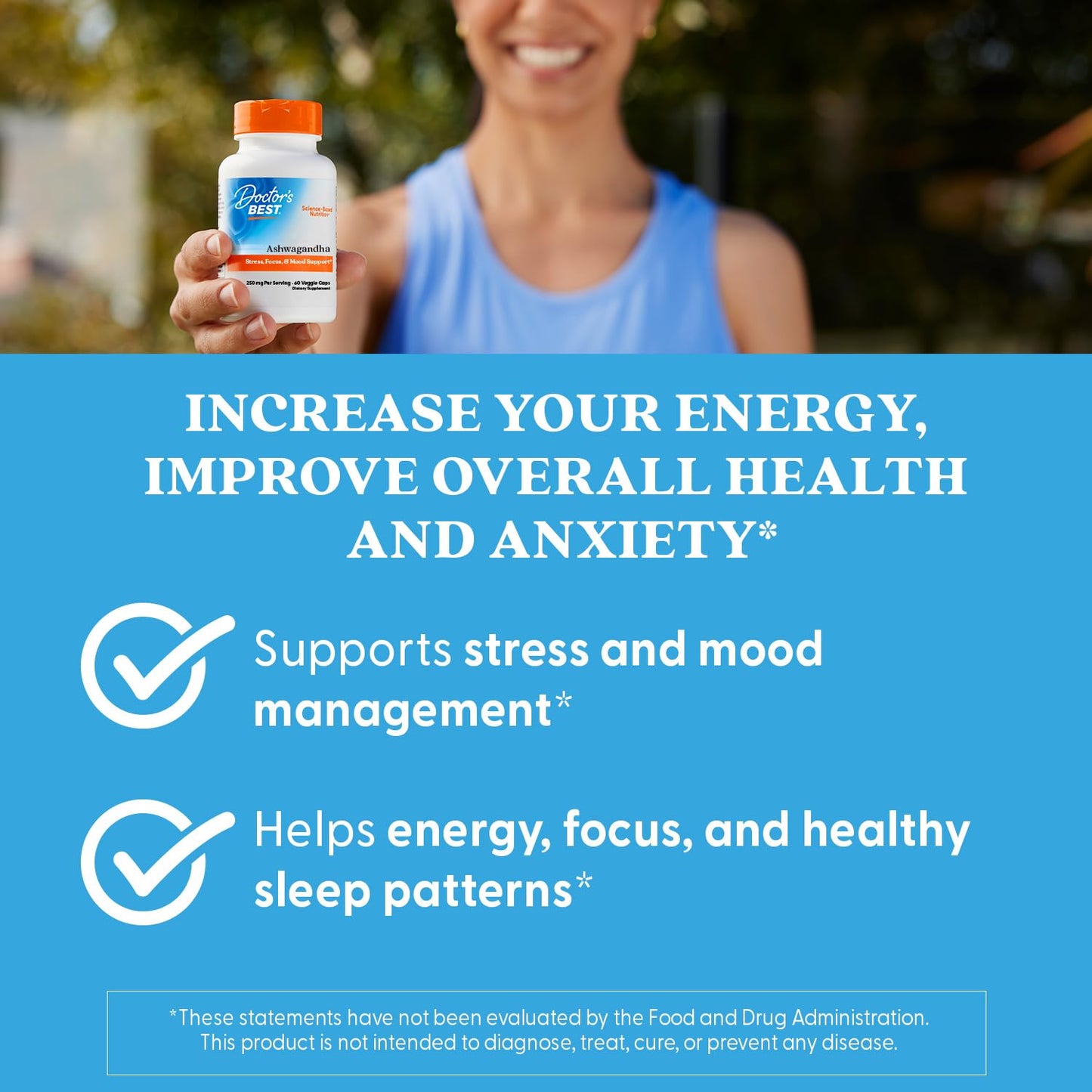 Doctor's Best Sensoril Ashwagandha Capsule, 60 Veg Caps