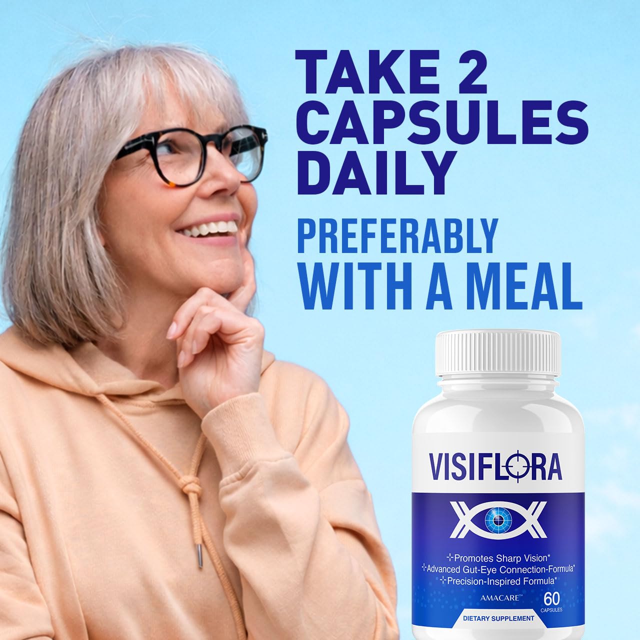 AMACARE VisiFlora Capsules 180 Capsules