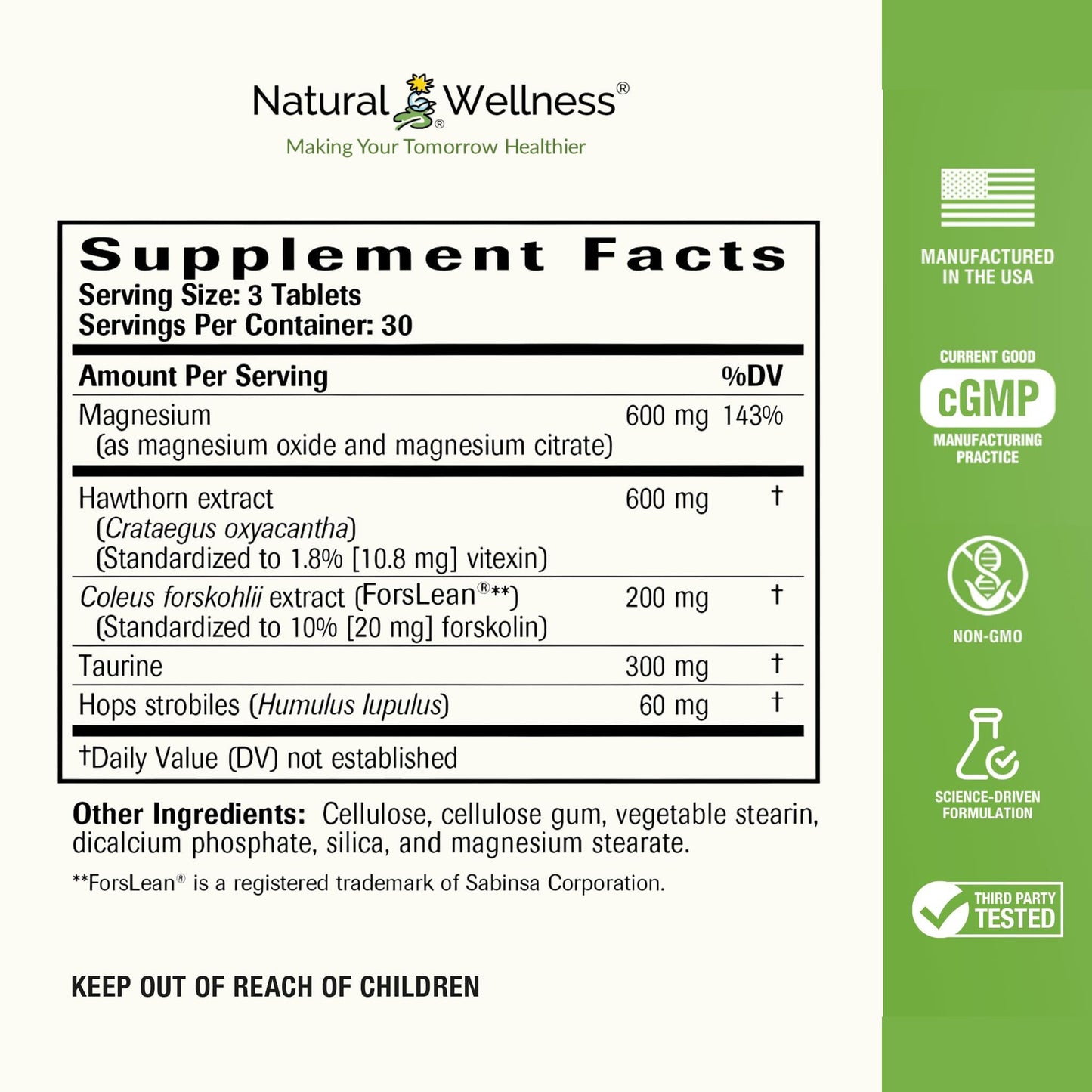 Natural Wellness Blood Pressure Complex Tablet, 90 Tablets