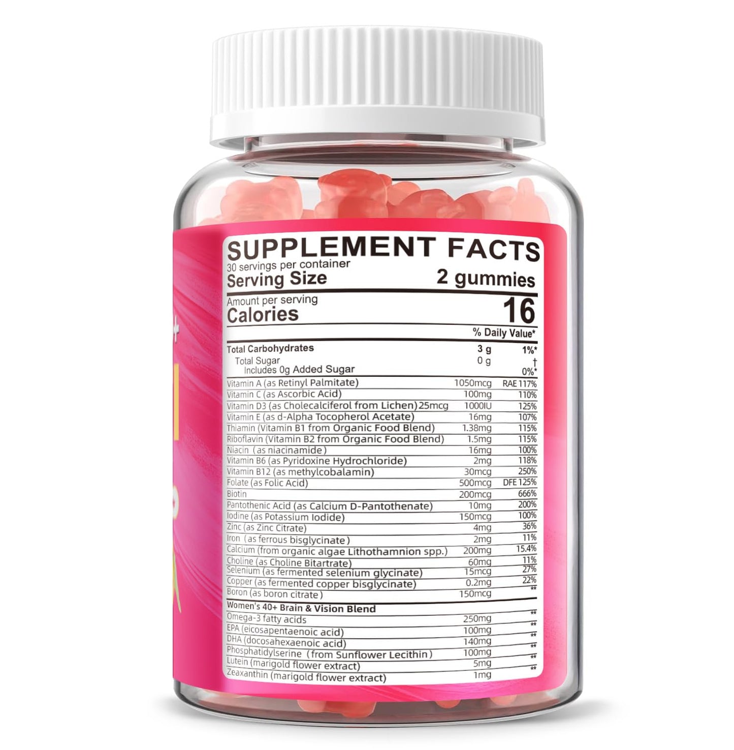 Lerinettia Multivitamin for Women Gummies 60 Count