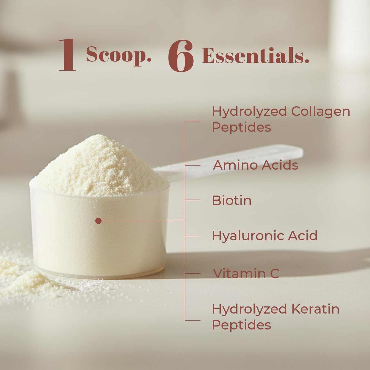Collagen Project 6-in-1 Premium Multi-Collagen Beauty Formula Powder 21.4 oz