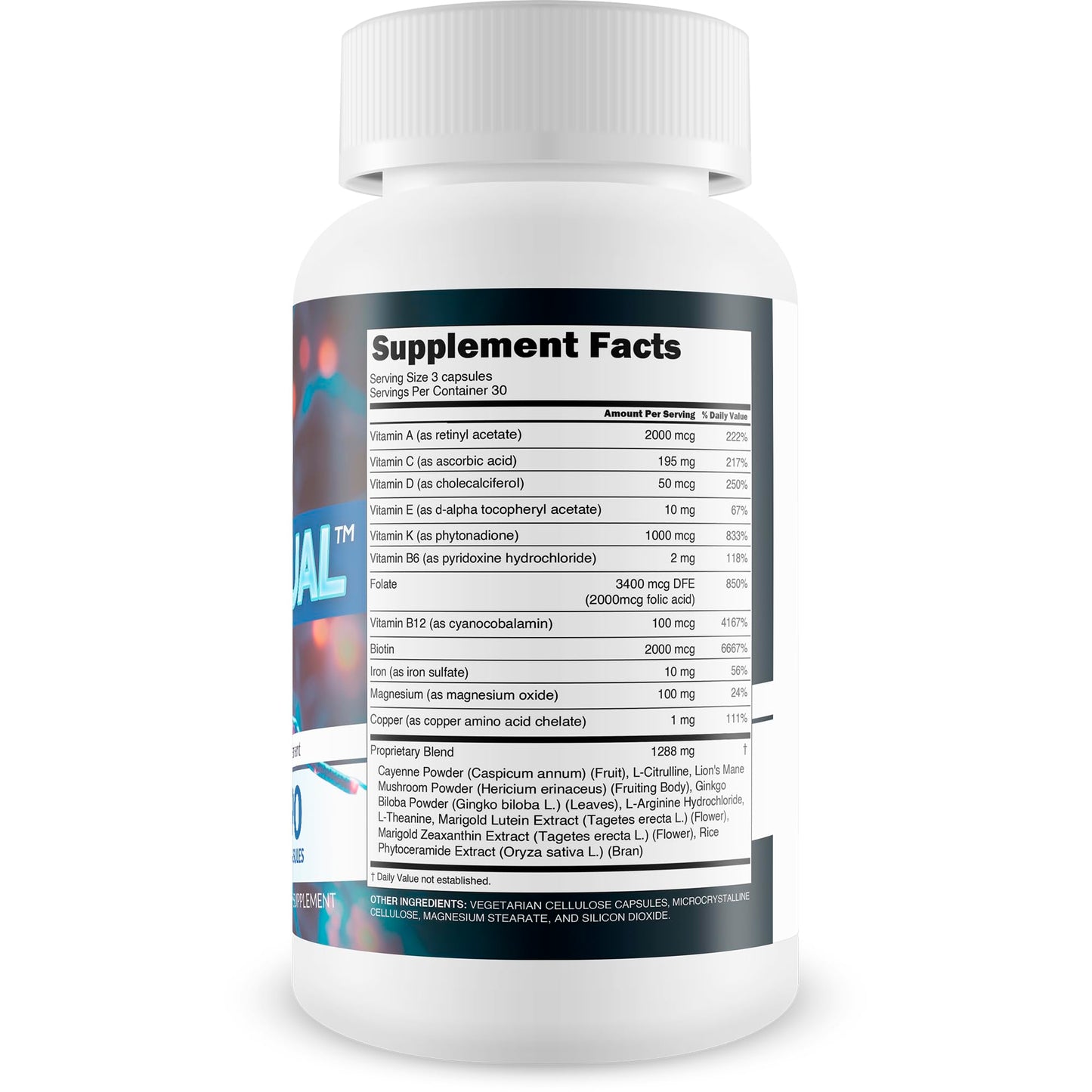 Happy Health Marketplace Vitamin B-Complex Nerve Support Capsule 90 Count