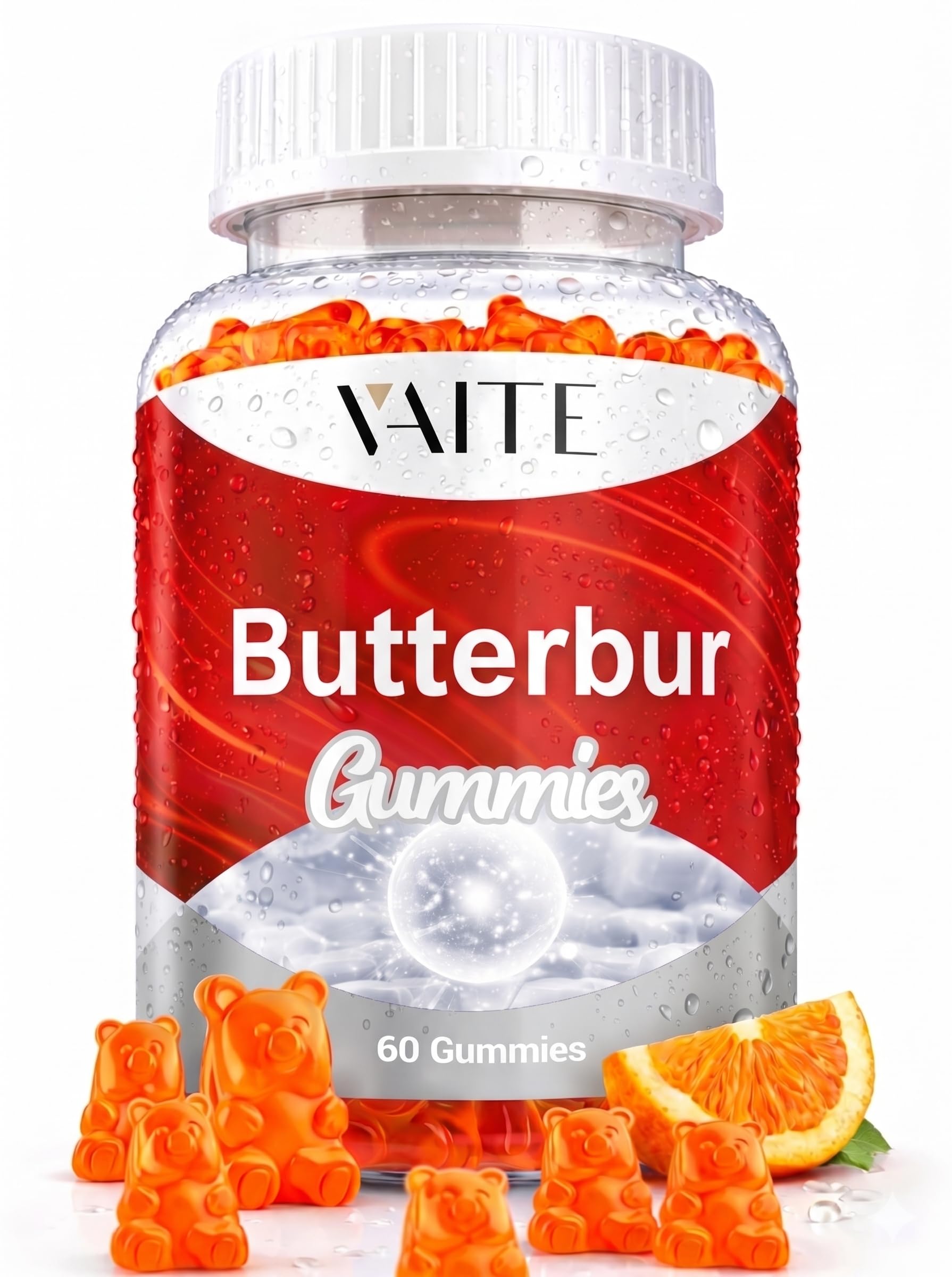 VAITE Butterbur Extract 9-in-1 Herbal & Mineral Complex Gummies 60 Gummies