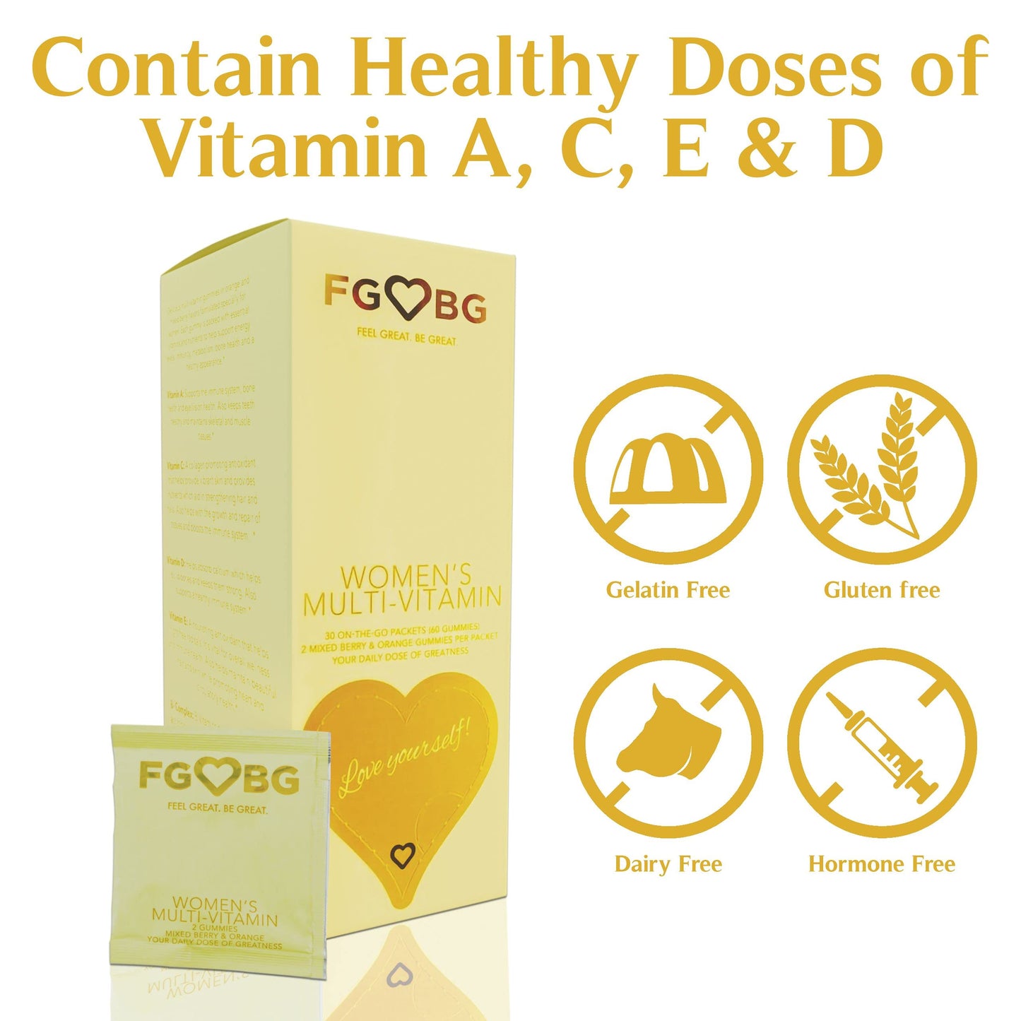 FGBG Women's Multivitamin Gummies 1 Bottle