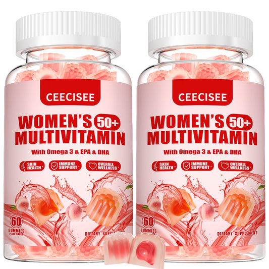 Ceecisee Vitamin Gummies for 50+ Women 120 Gummies