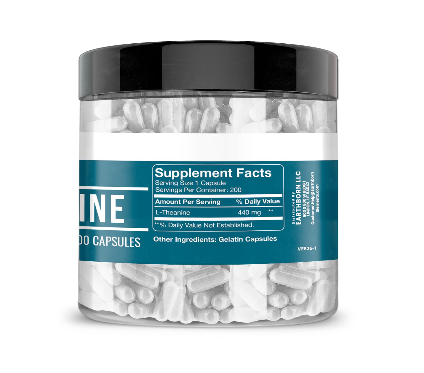 Earthborn Elements L-Theanine Capsules 200