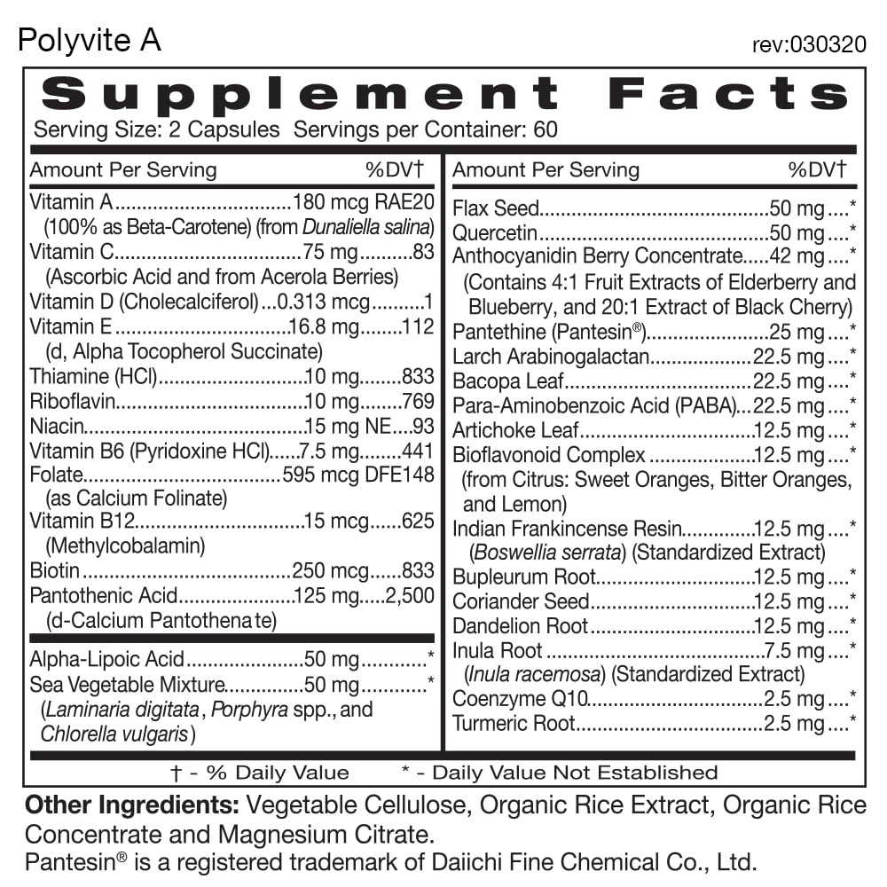 D'Adamo Personalized Nutrition Optimal Health Stack 120 Capsules