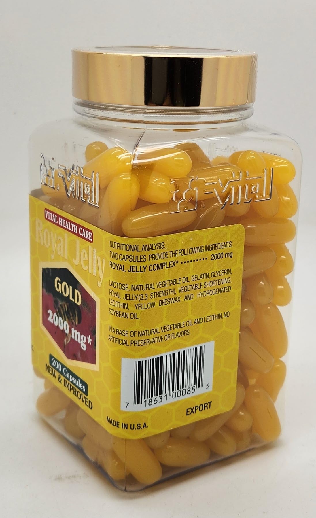 Amazing Natural Royal Jelly Gold Softgels 200