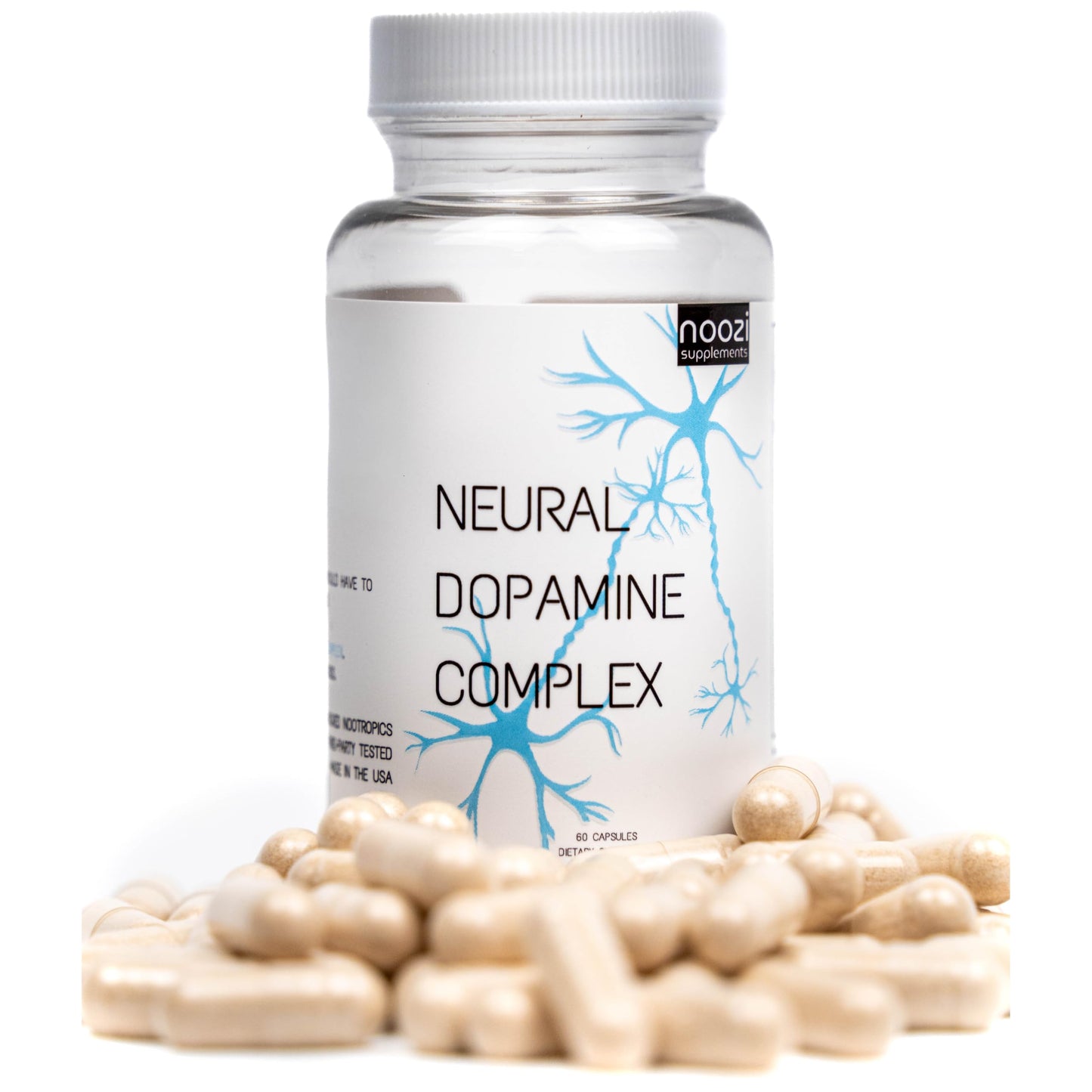 Noozi Supplements Dopamine Support Nootropic Capsule, 60 Count