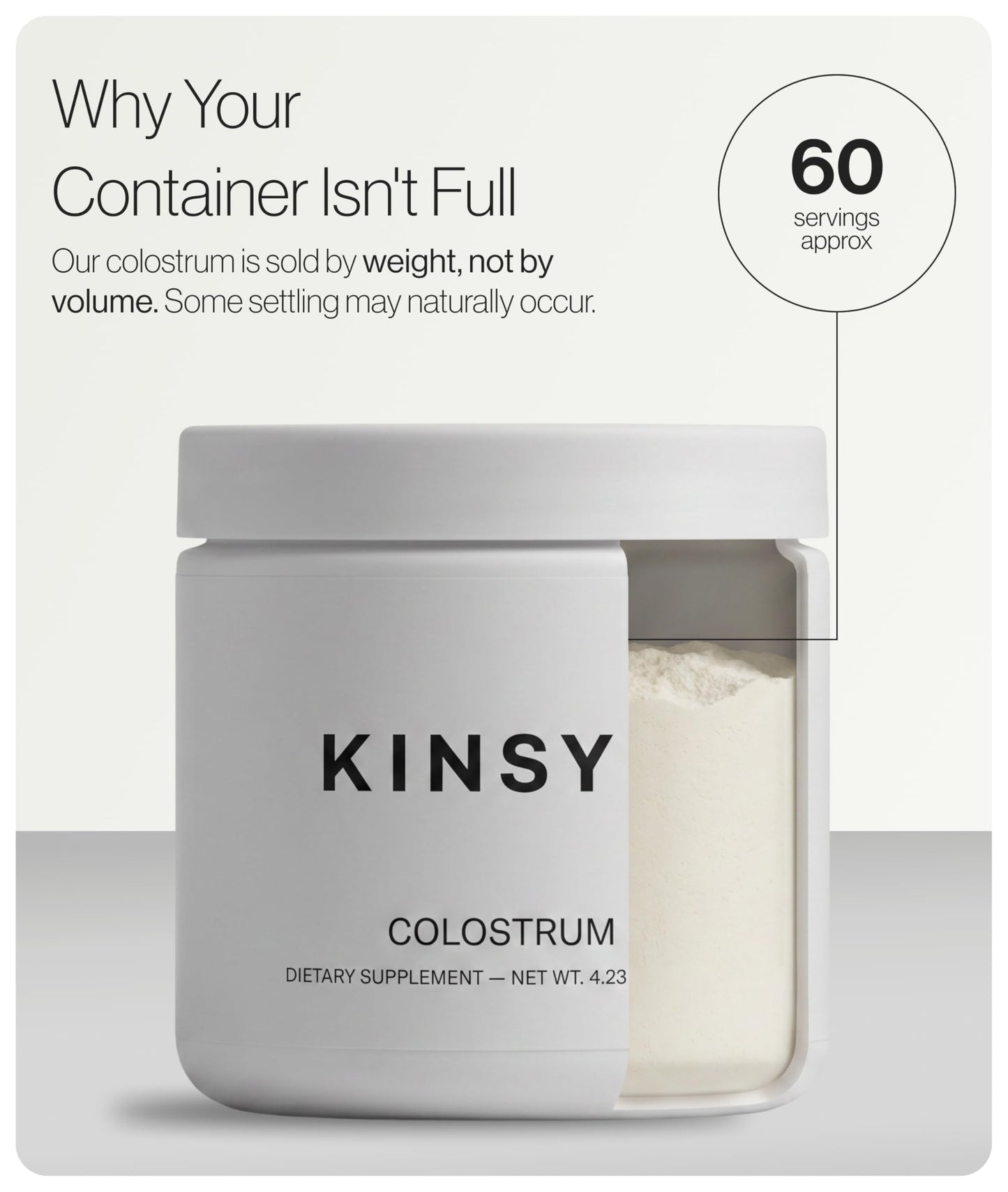 Kinsyn Colostrum Powder 4.23 Ounce