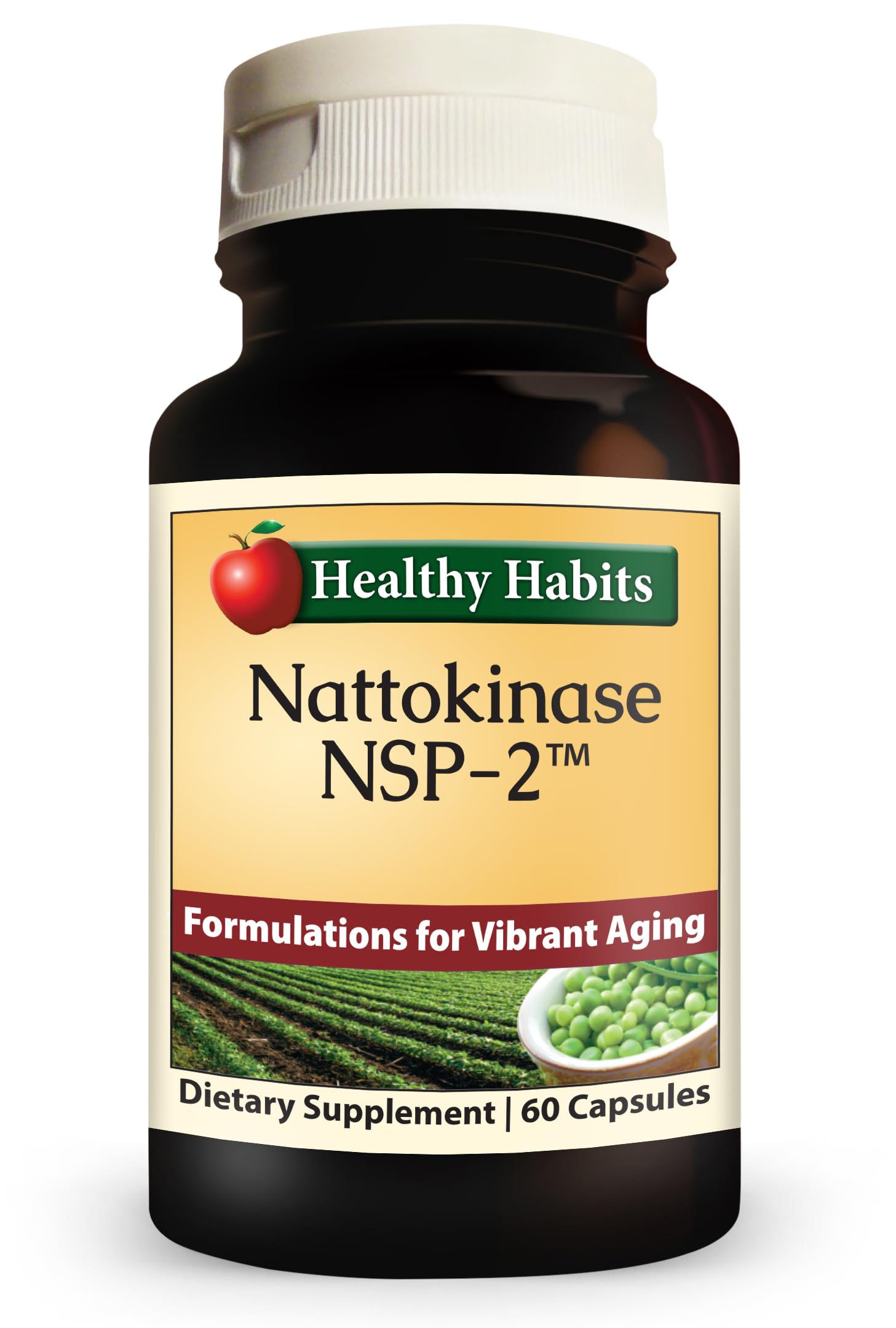 Healthy Habits Nattokinase NSP2 High Potency Supplement Capsules 60