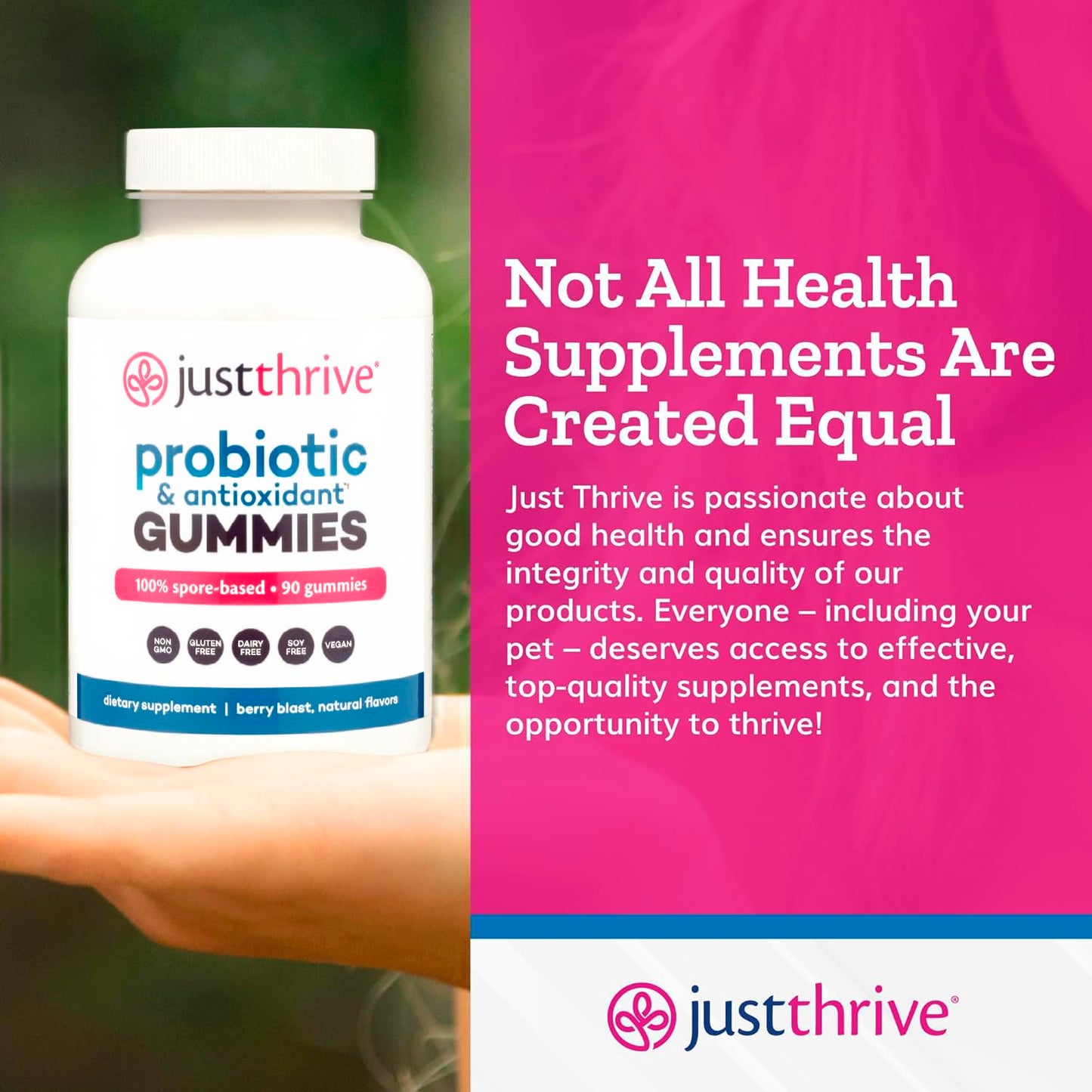 Just Thrive Probiotic Gummy 90 Count