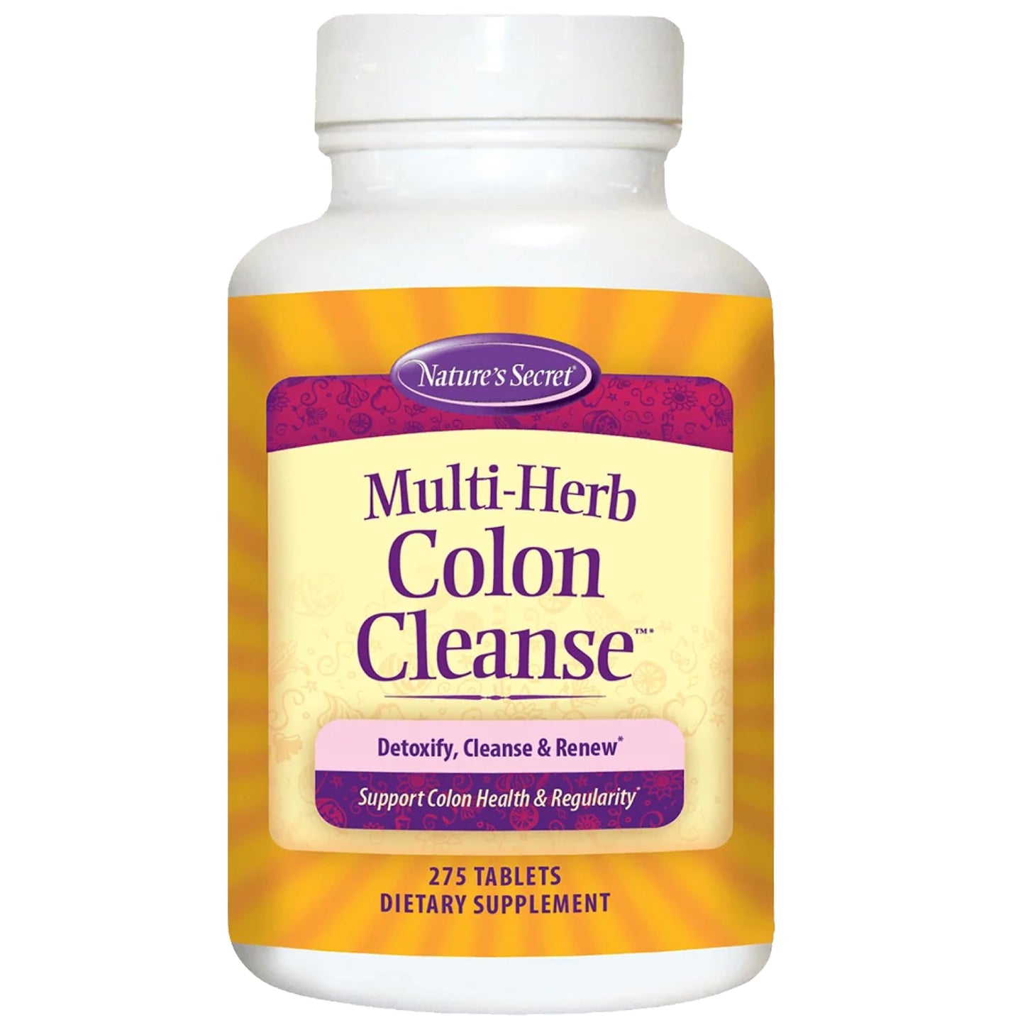 Nature's Secret Multi Herb Digestion & Detox Support Tablets, 275 Count