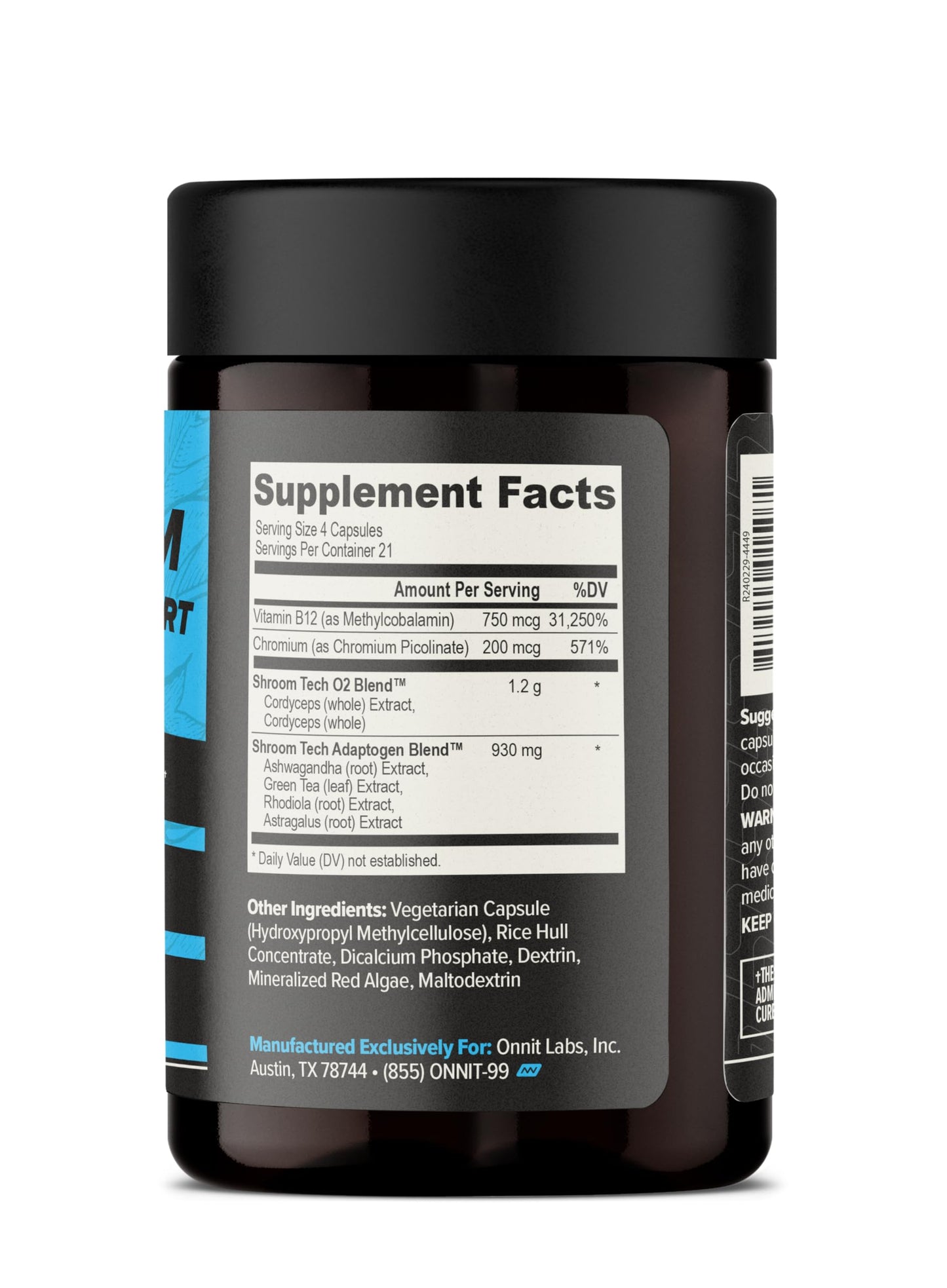 ONNIT Alpha Brain & Shroom Tech Sport Capsule Bundle, 174 Capsules