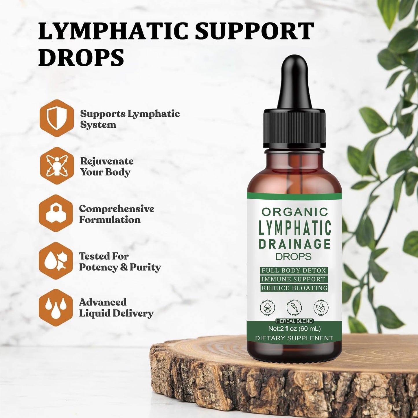 Slifthistle Lymphatic Drainage Drops 1 Capsule