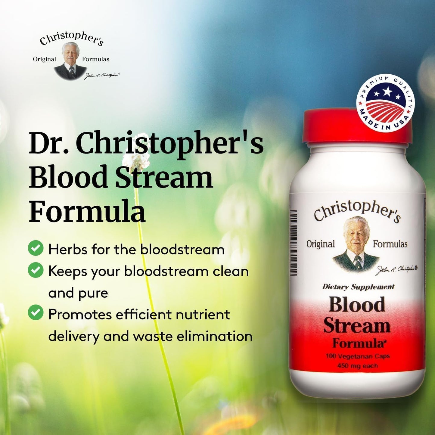 Dr. Christopher's Formulas Blood Stream Formula Capsule 1 Count