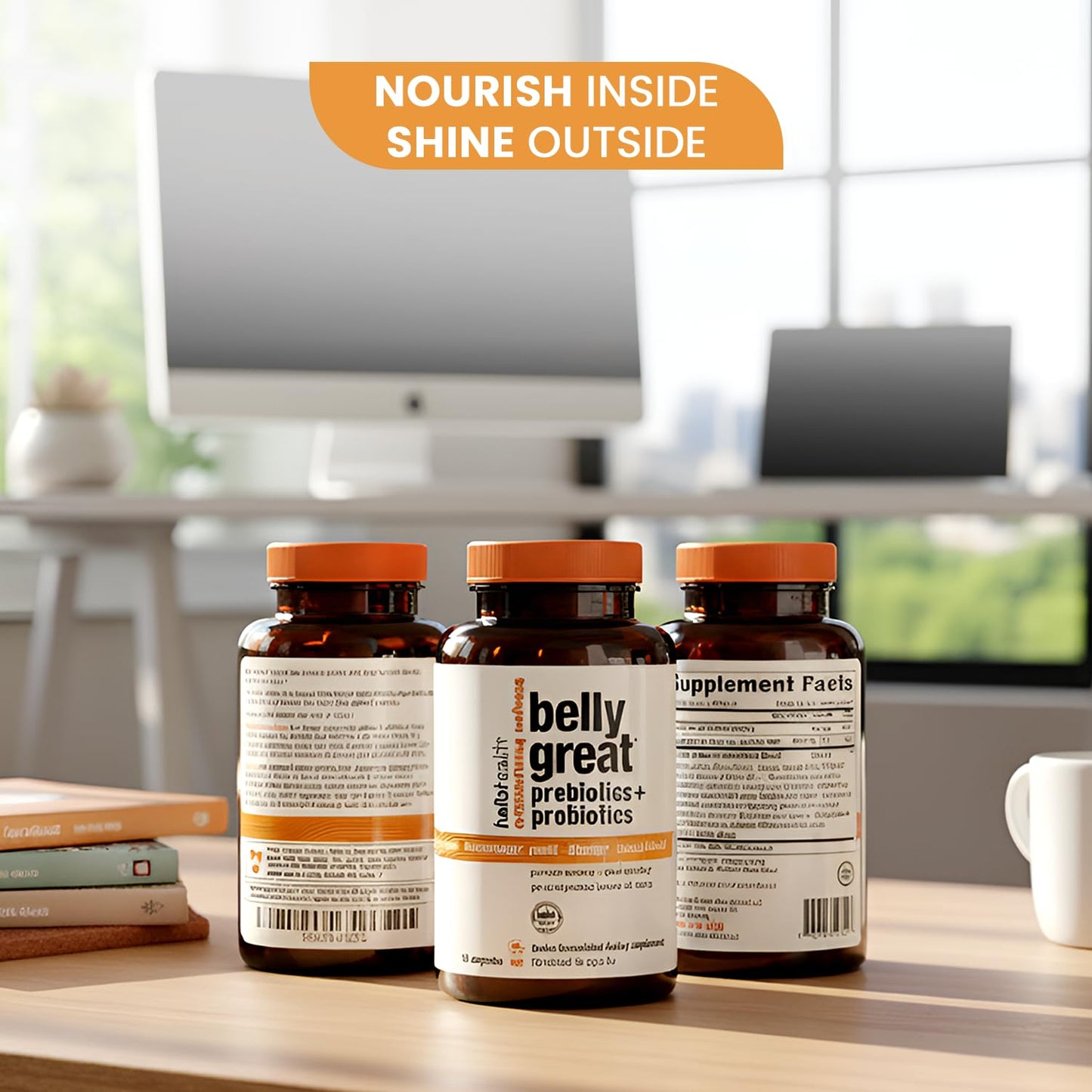 HELLO HEALTH Daily Probiotic for Women, Men + Kids Capsule 60 Count