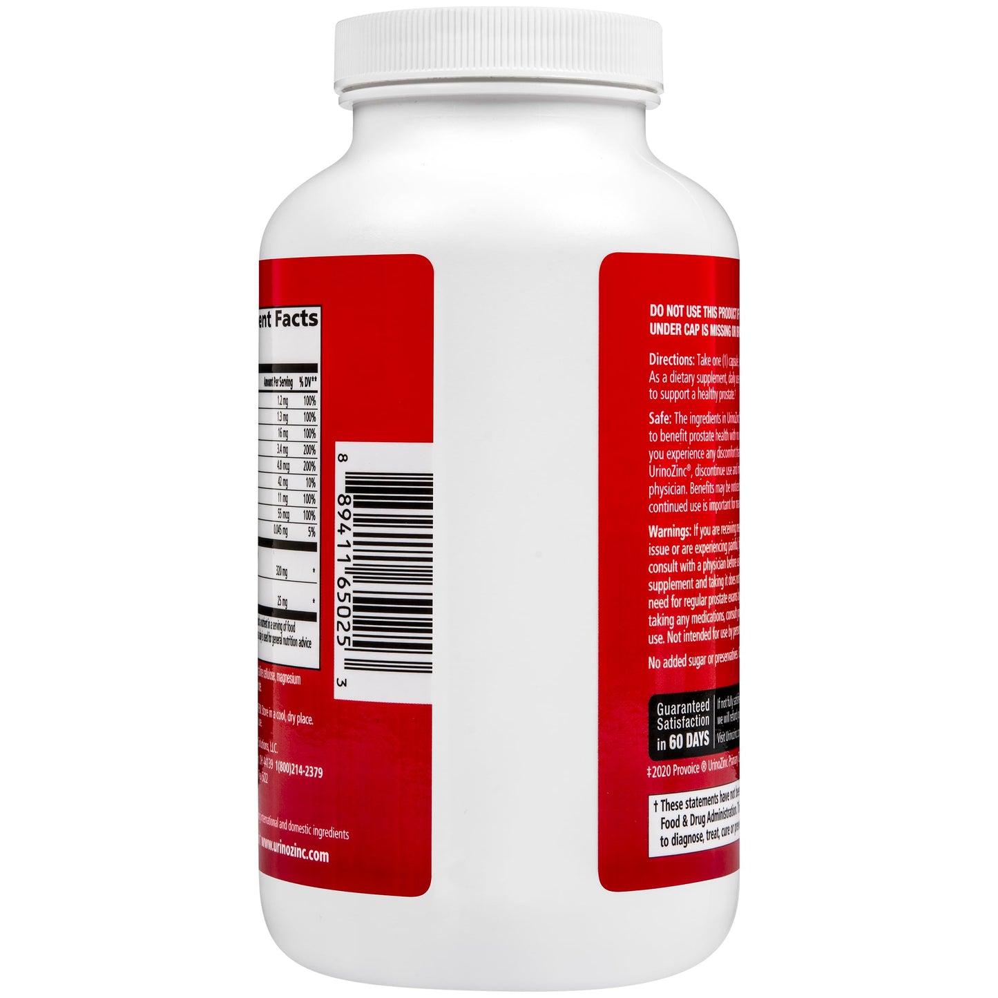 Urinozinc Classic Prostate Supplement for Men Capsule 250 Count