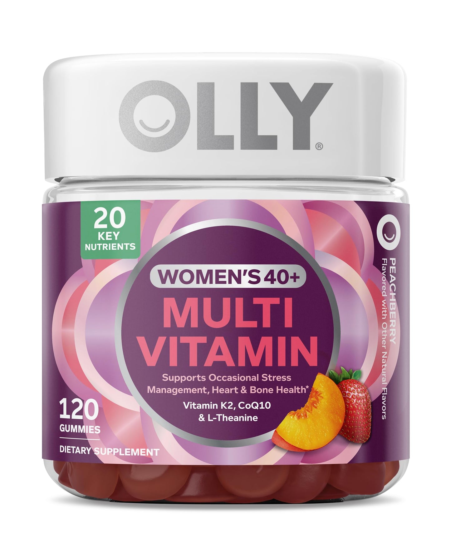 OLLY Women's 40+ Multi Gummies 120 Count