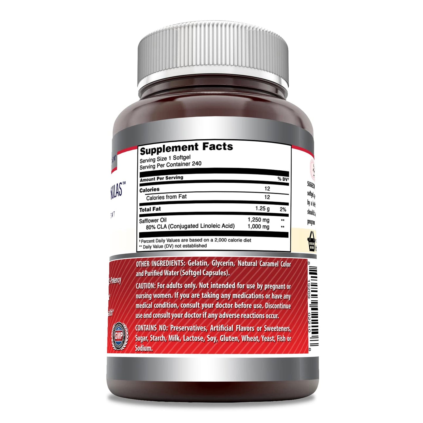 Amazing Nutrition CLA Conjugated Linoleic Acid Supplement Softgel 1 Count