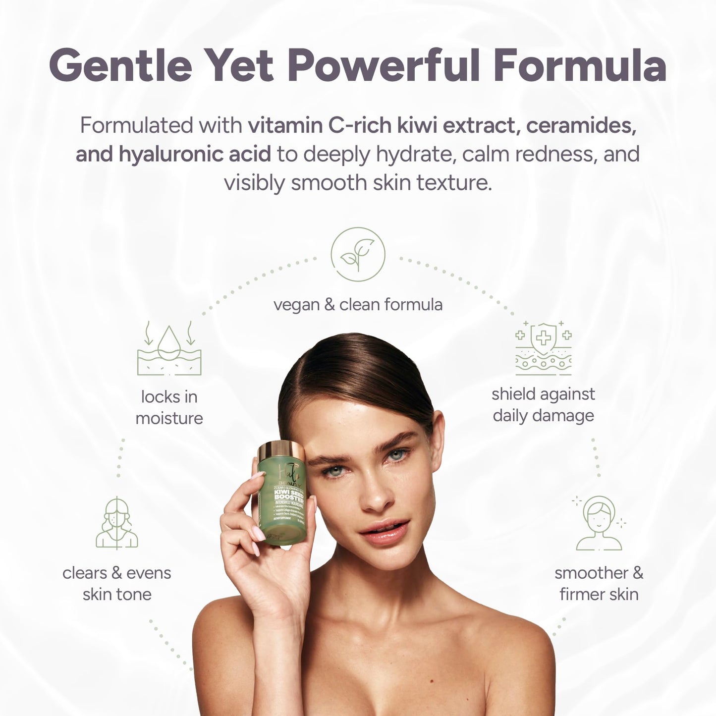 Halo Beauty Kiwi Seed Booster Skin Supplement Capsules 30 Count