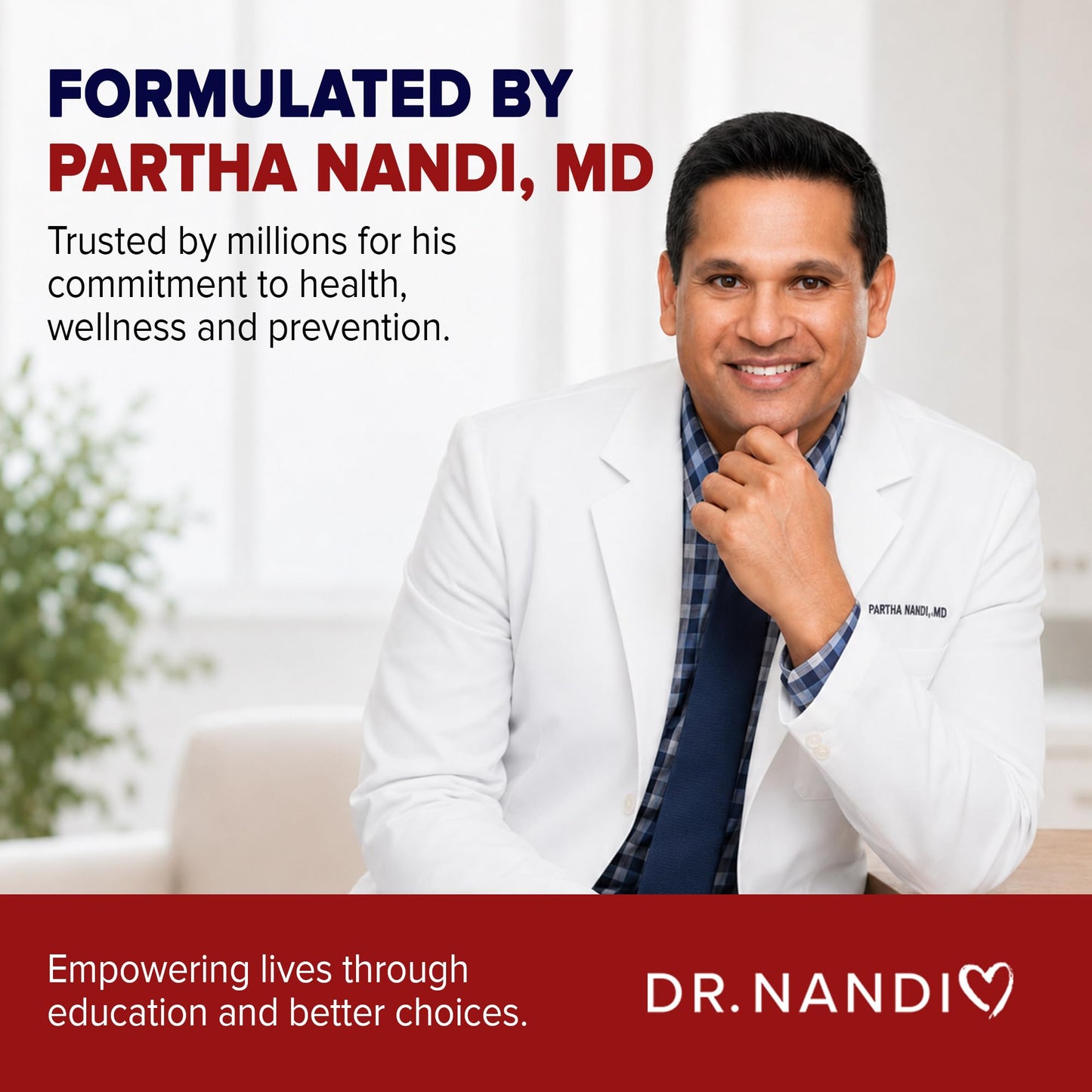 Partha Nandi, MD CoQ10 100mg Capsule, 60 Count