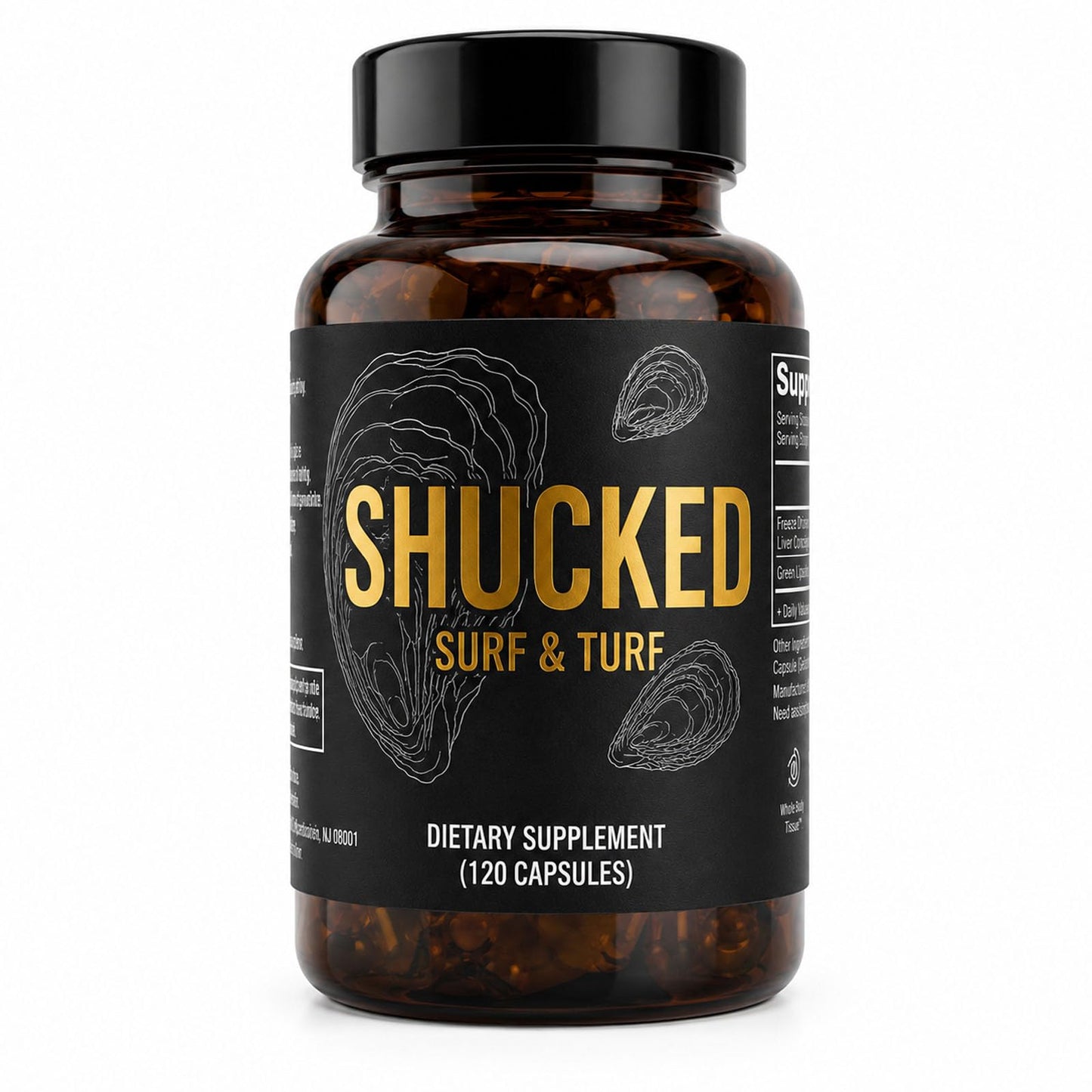 Pricyru Shucked Oyster Supplement Capsules 120 Count