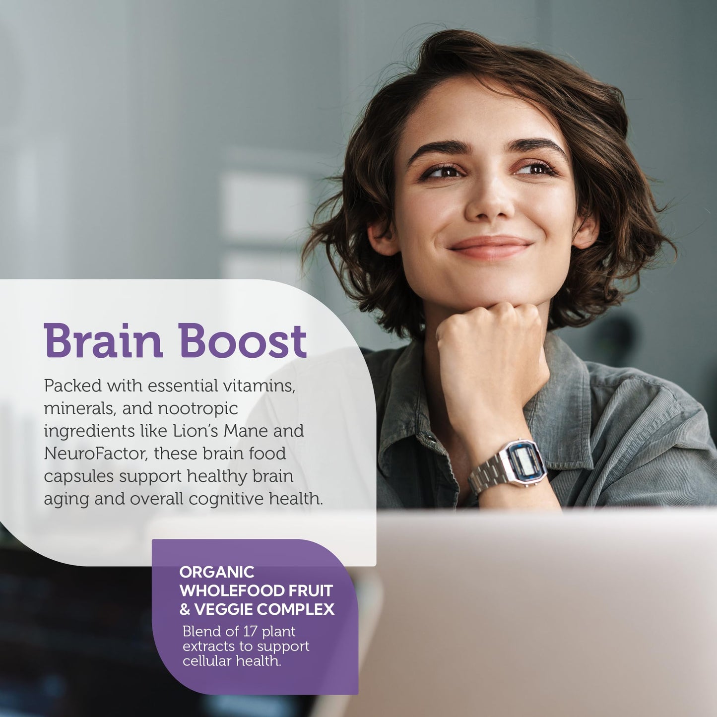 Zahler Multivitamin Brain Supplement Capsules, 60 Count