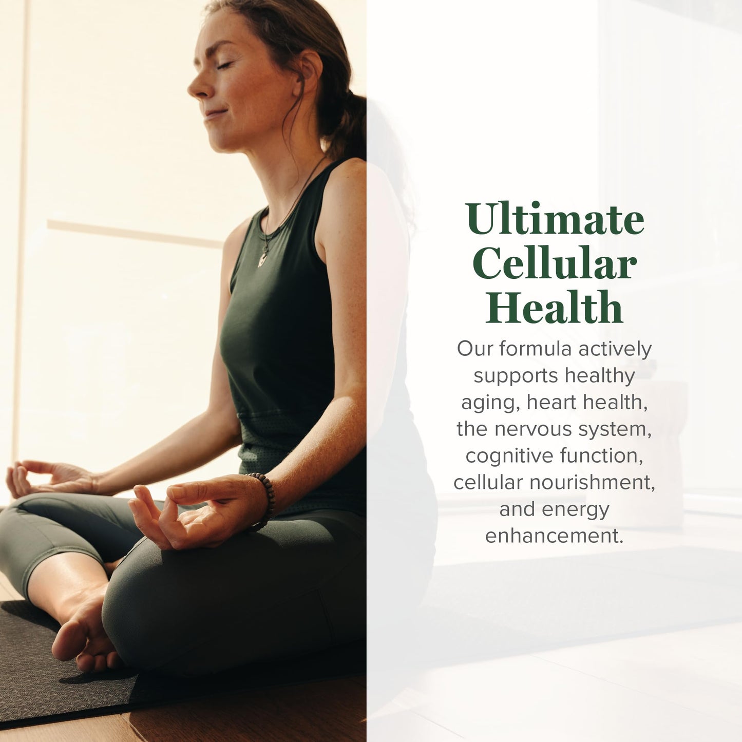 Global Healing Center Ultimate Cellular Health NAD Supplement Capsule 60 Count