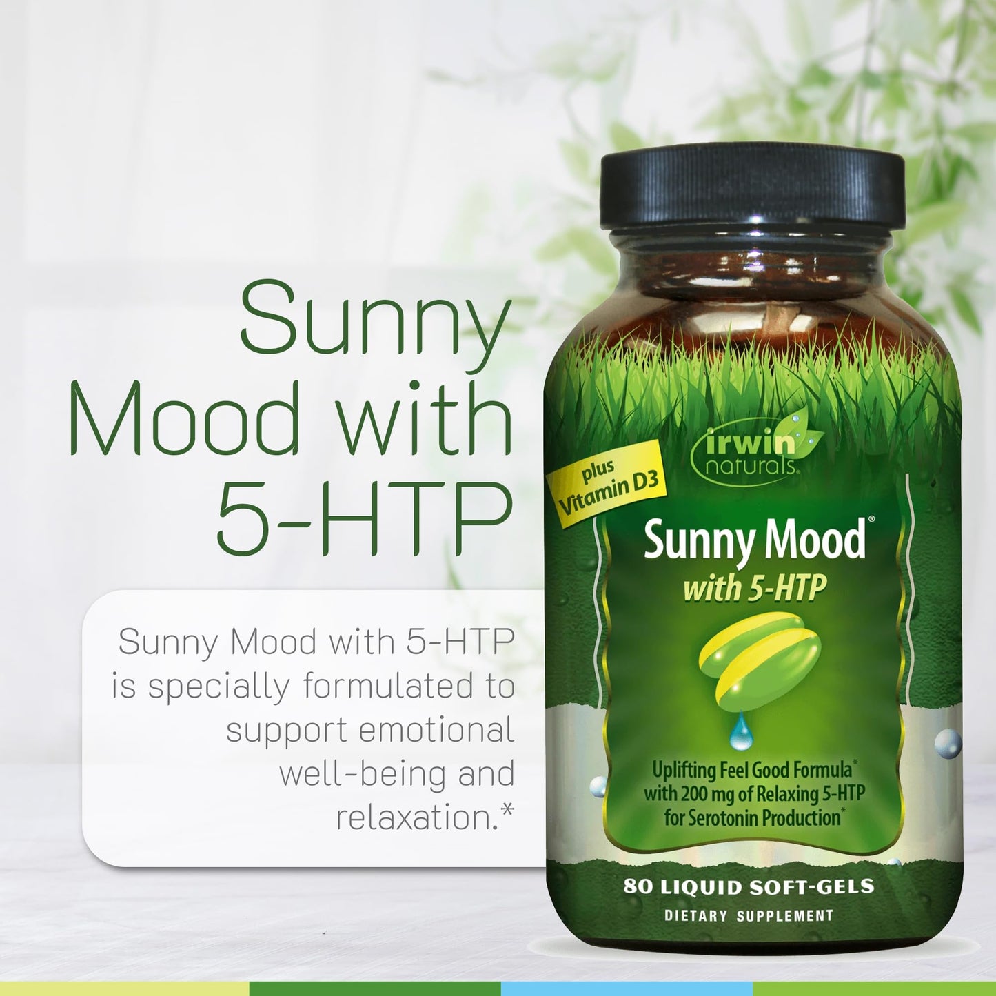 Irwin Naturals Sunny Mood with 5-HTP Softgels 80 Count
